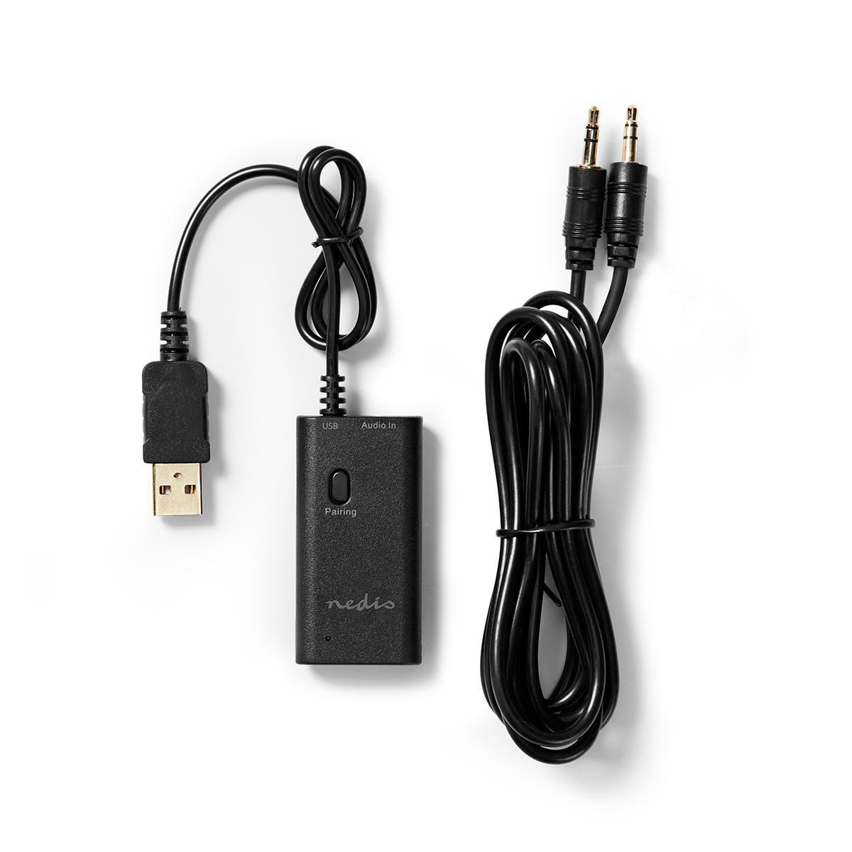 Bluetooth®-Zender | Input: 1x AUX / 1x USB | SBC | Maximaal 1 Apparaat | Zwart - Afbeelding 4