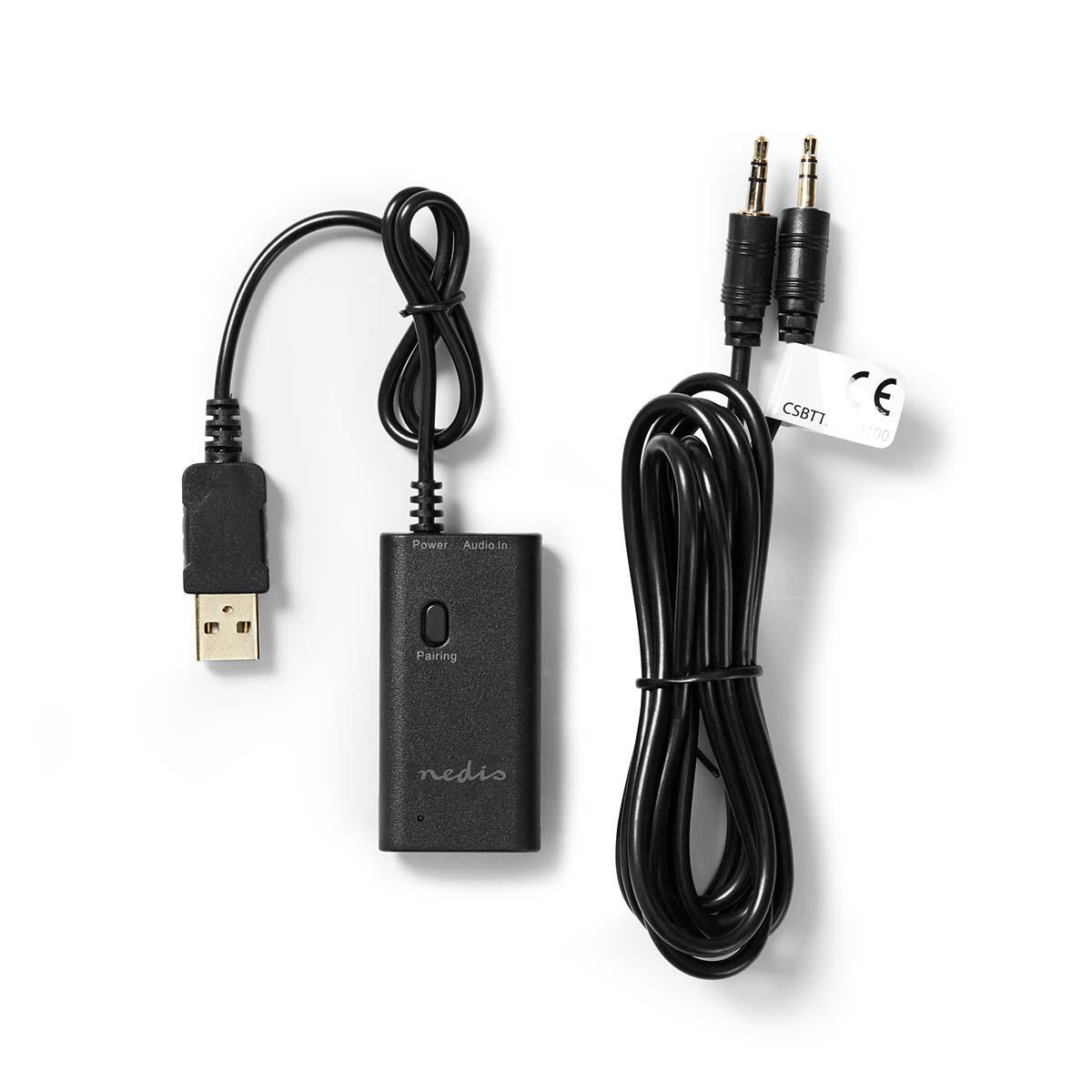Bluetooth®-Zender | Input: 1x 3,5 mm | AptX ™ Low latency / AptX™ / SBC | Maximaal 2 Apparaten | Zwart - Afbeelding 4