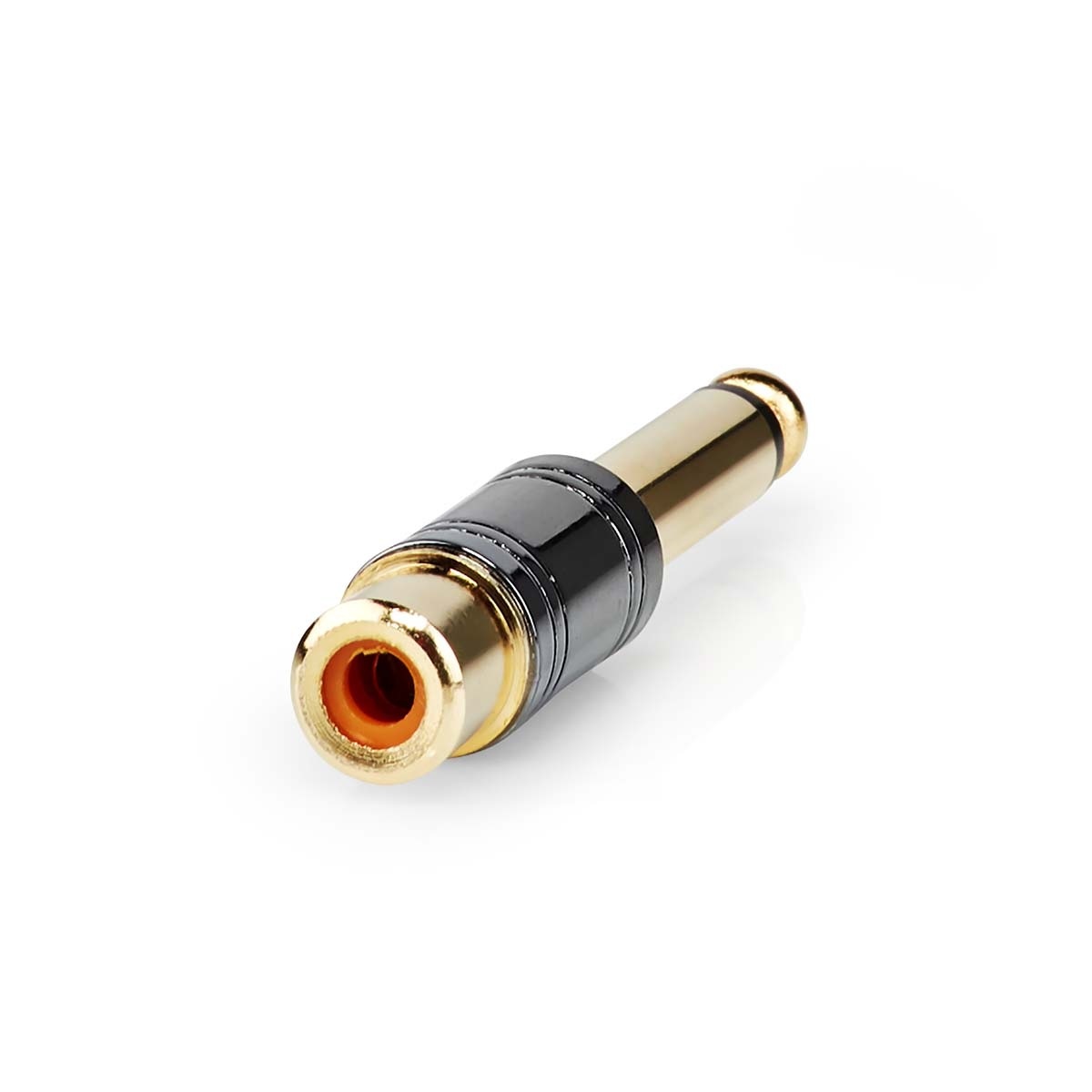 Nedis Premium 6,35mm Jack mono (m) - Tulp mono (v) audio adapter / aluminium - Afbeelding 3