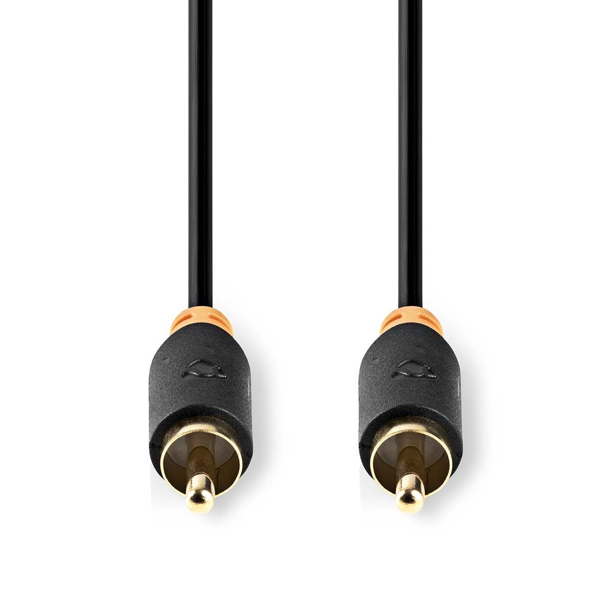 Digitale Audiokabel | RCA Male | RCA Male | Verguld | 2.00 m | Rond | PVC | Antraciet | Doos - Afbeelding 2