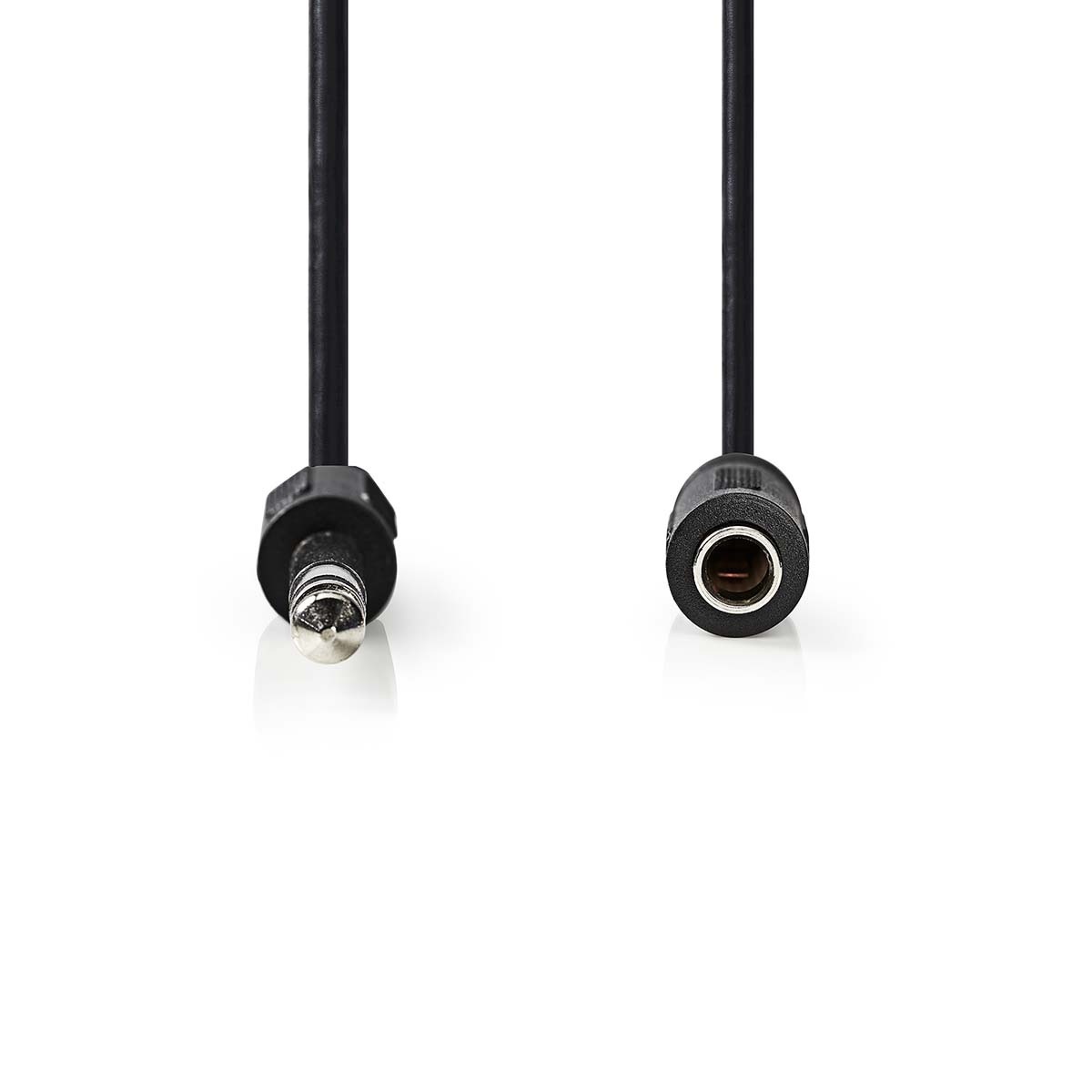 Nedis 3,5mm Jack (m) - 6,35mm Jack (v) stereo audio adapter kabel - CCS aders / zwart - 0,20 meter - Afbeelding 2