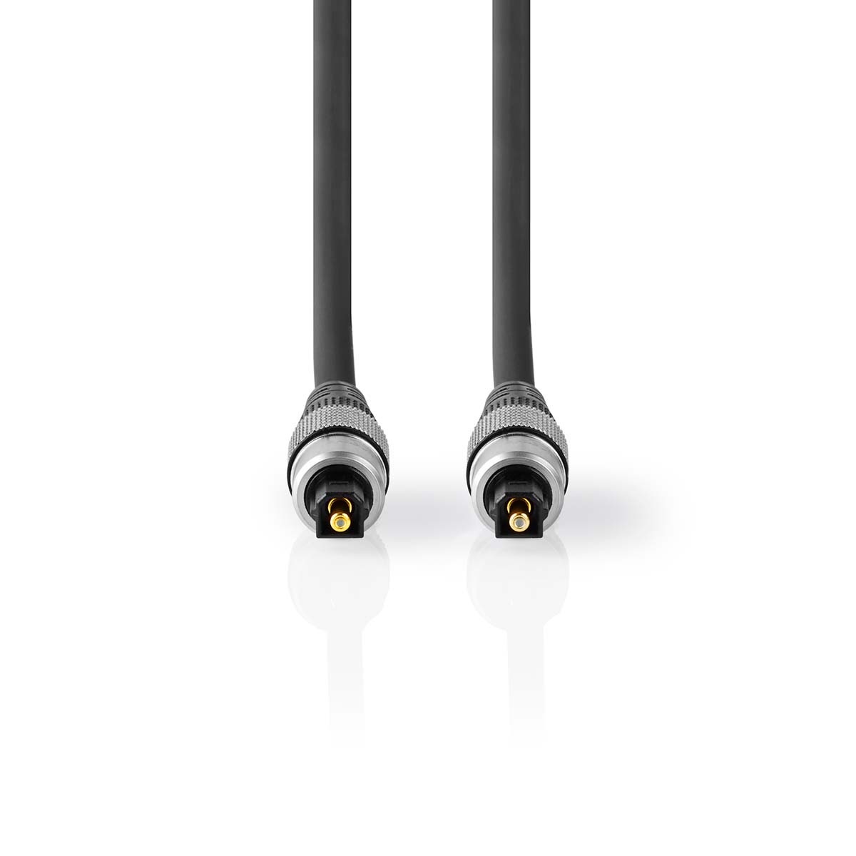 Premium digitale optische Toslink audio kabel / zwart - 1,5 meter - Afbeelding 2