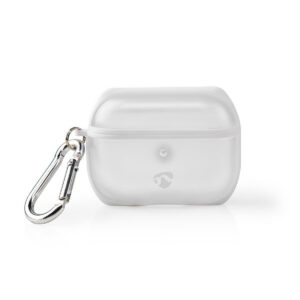 Beschermbox compatibel met Apple AirPods Pro / transparant/wit
