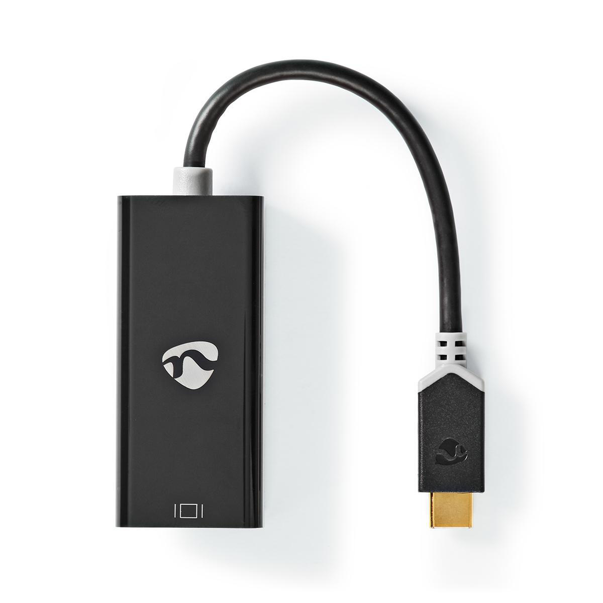 Nedis USB-C naar Mini DisplayPort adapter met DP Alt Mode (4K 60 Hz) / zwart - 0,15 meter - Afbeelding 2