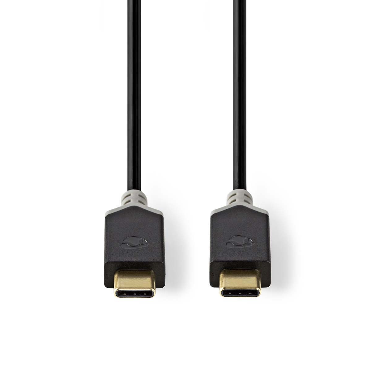 Nedis USB-C naar USB-C kabel - USB3.0 - tot 20V/3A / zwart - 1 meter - Afbeelding 2