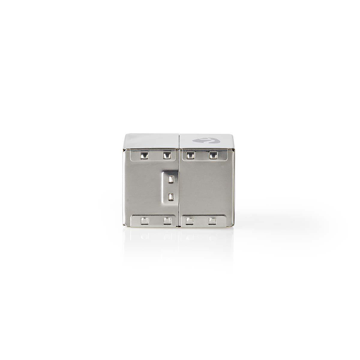 Nedis premium STP CAT6 Gigabit RJ45 koppelstuk / metaal - Afbeelding 3