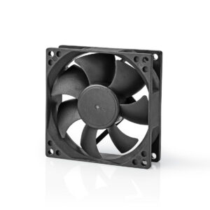 DC Ventilator | DC | Grootte ventilator: 80 mm | 3-Pin | 35.6 dBA | Zwart