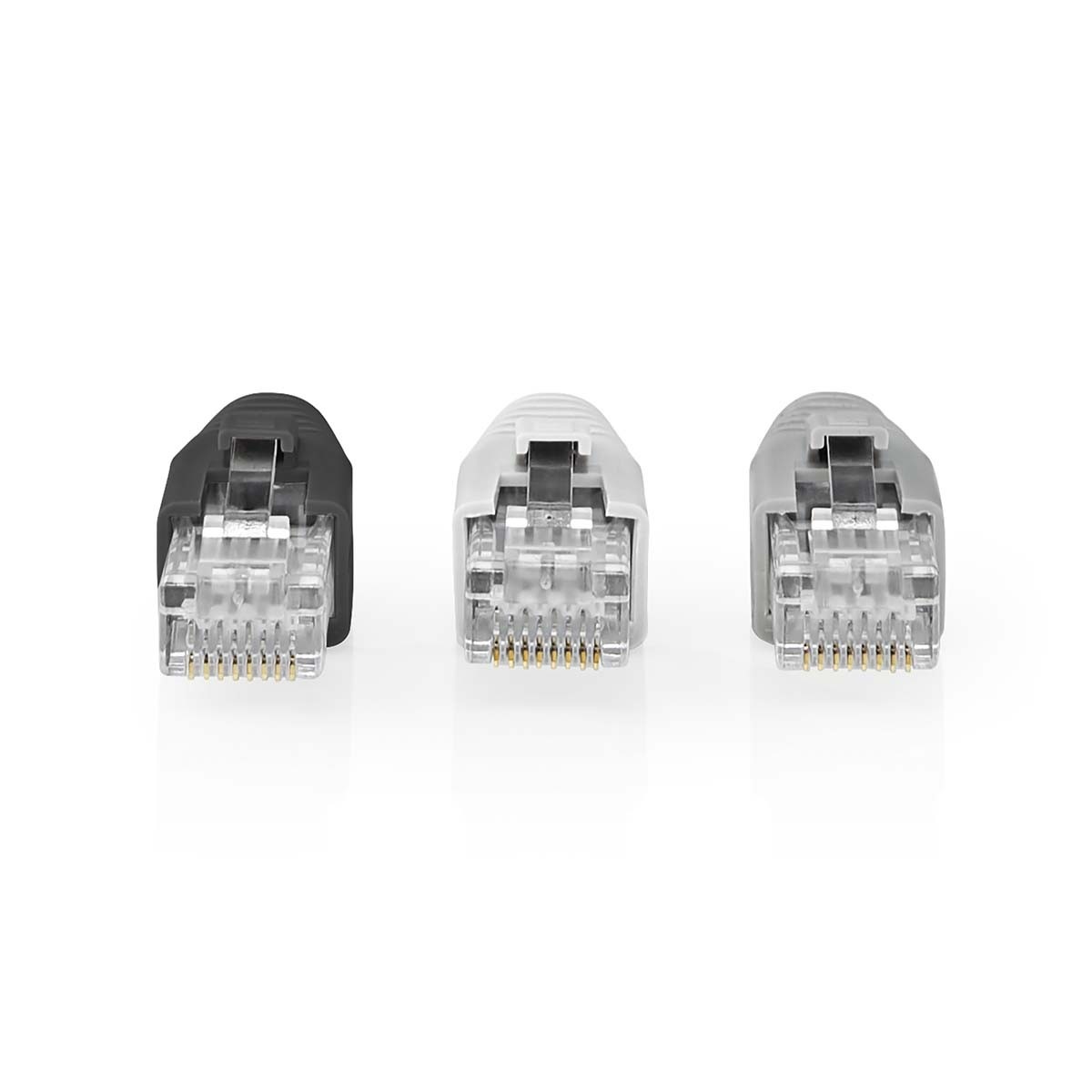 Nedis RJ45 krimp connectoren (UTP) met doorsteekmontage voor CAT6 netwerkkabel (vast/flexibel) - 10 stuks (incl. huls) - Afbeelding 4