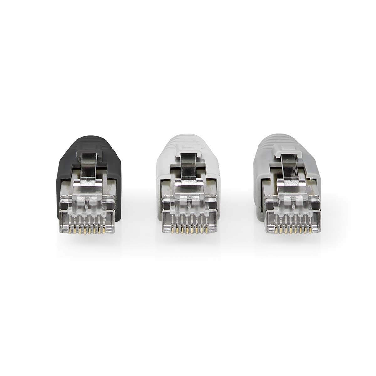 Nedis RJ45 krimp connectoren (STP) met doorsteekmontage voor CAT6 netwerkkabel (vast/flexibel) - 10 stuks (incl. huls) - Afbeelding 4