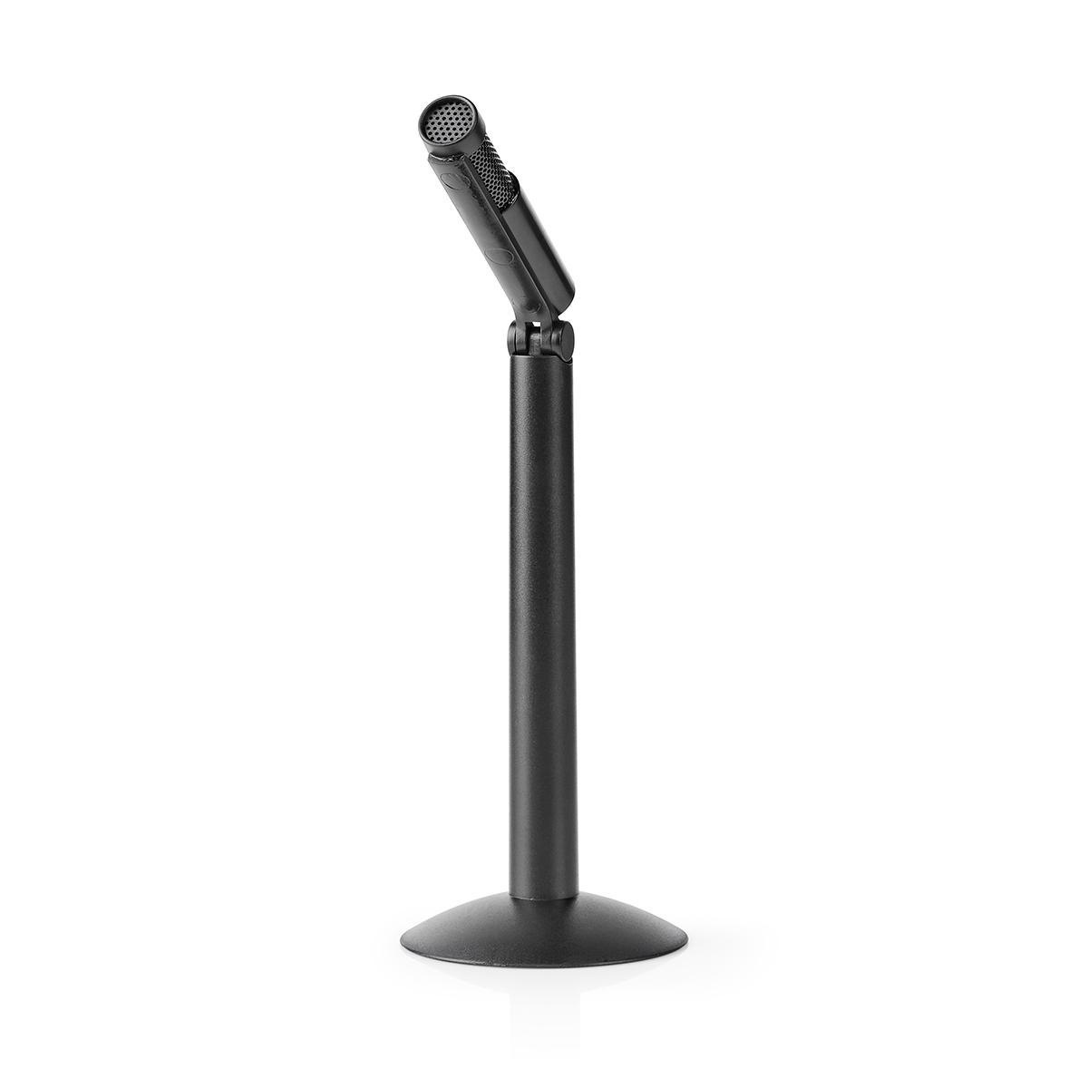 Nedis desk microfoon met kantelbare kop - 1x 3,5mm Jack / zwart - 1,8 meter