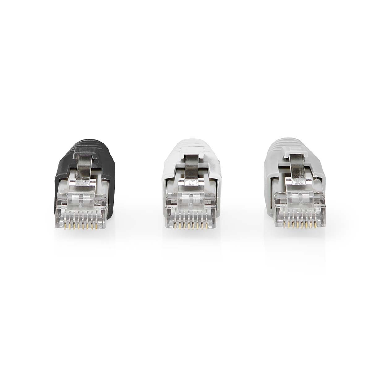 Nedis RJ45 krimp connectoren (STP) met doorsteekmontage voor CAT6a netwerkkabel (vast/flexibel) - 10 stuks (incl. huls) - Afbeelding 4