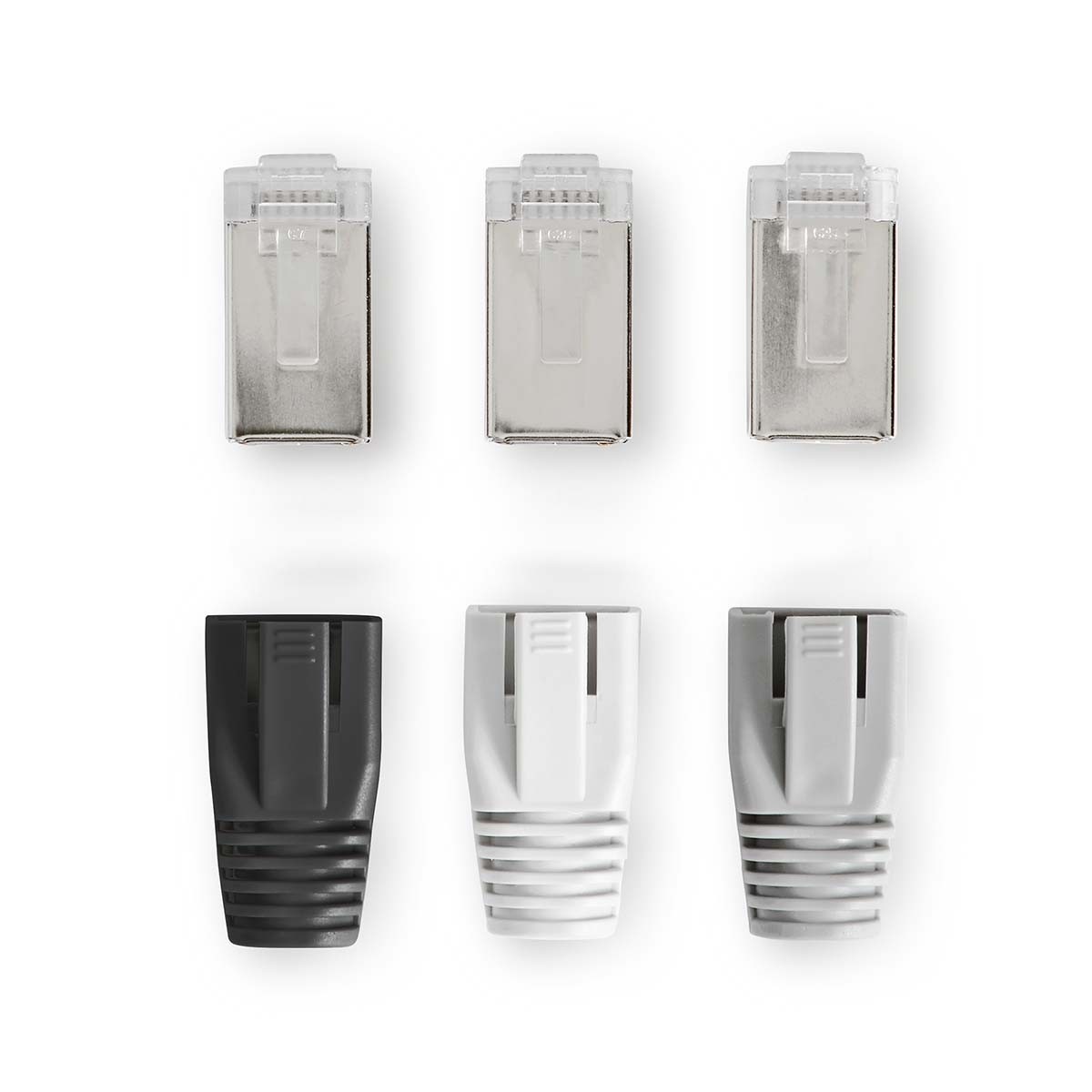 Nedis RJ45 krimp connectoren (STP) met doorsteekmontage voor CAT6a netwerkkabel (vast/flexibel) - 10 stuks (incl. huls) - Afbeelding 5