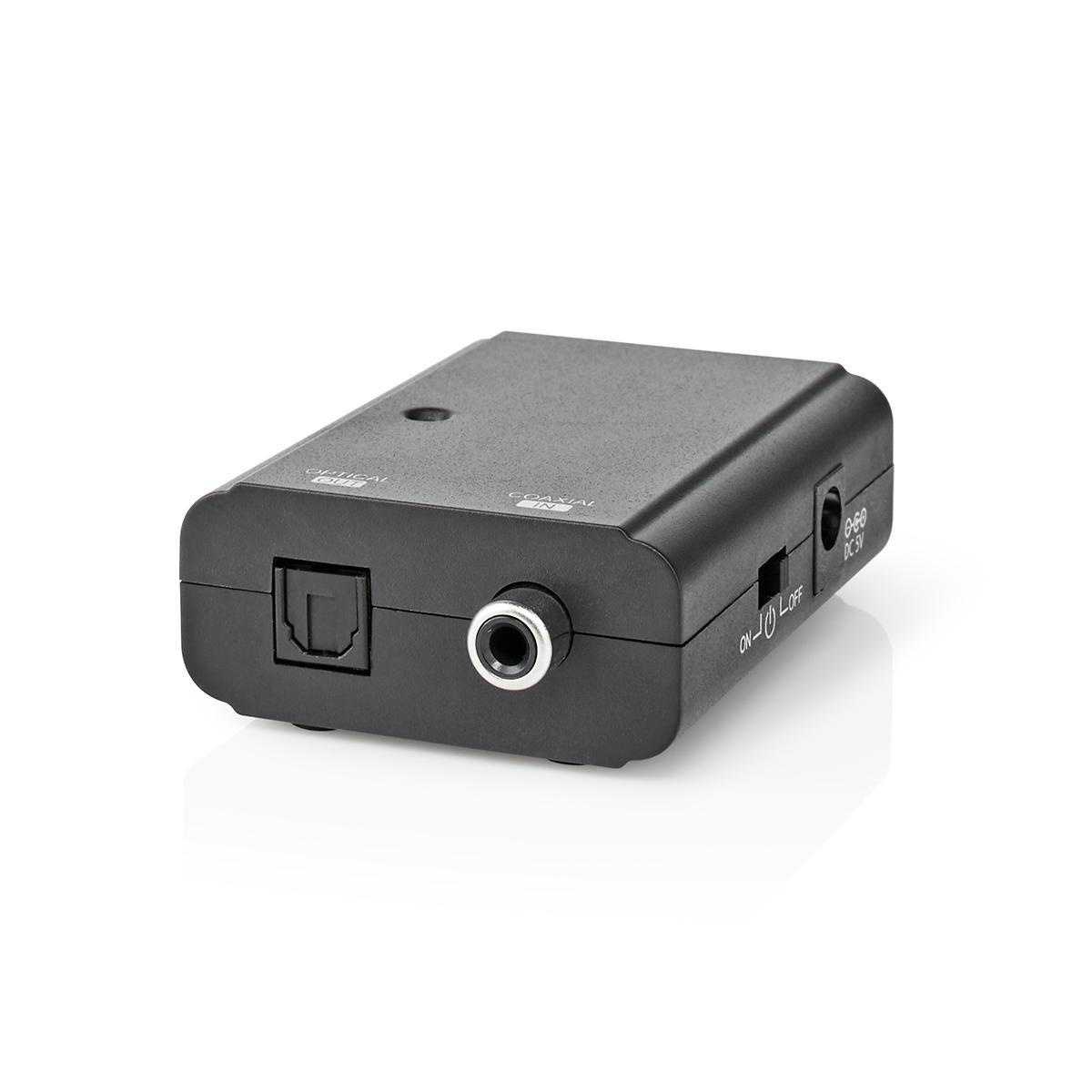 Digitale Audioconverter | 1-weg | Ingangen audio / video / data: 1x S/PDIF | Uitgangen audio / video / data: TosLink Female | Manueel | Zwart