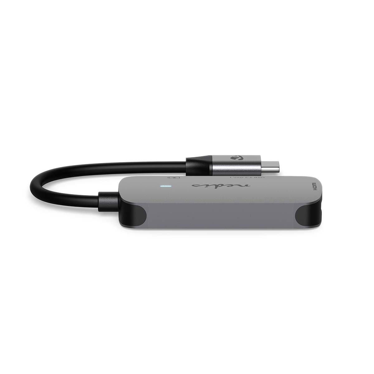 Nedis USB-C naar HDMI 4K 30Hz, USB-A en USB-C PD 100W adapter / grijs - 0,10 meter - Afbeelding 5