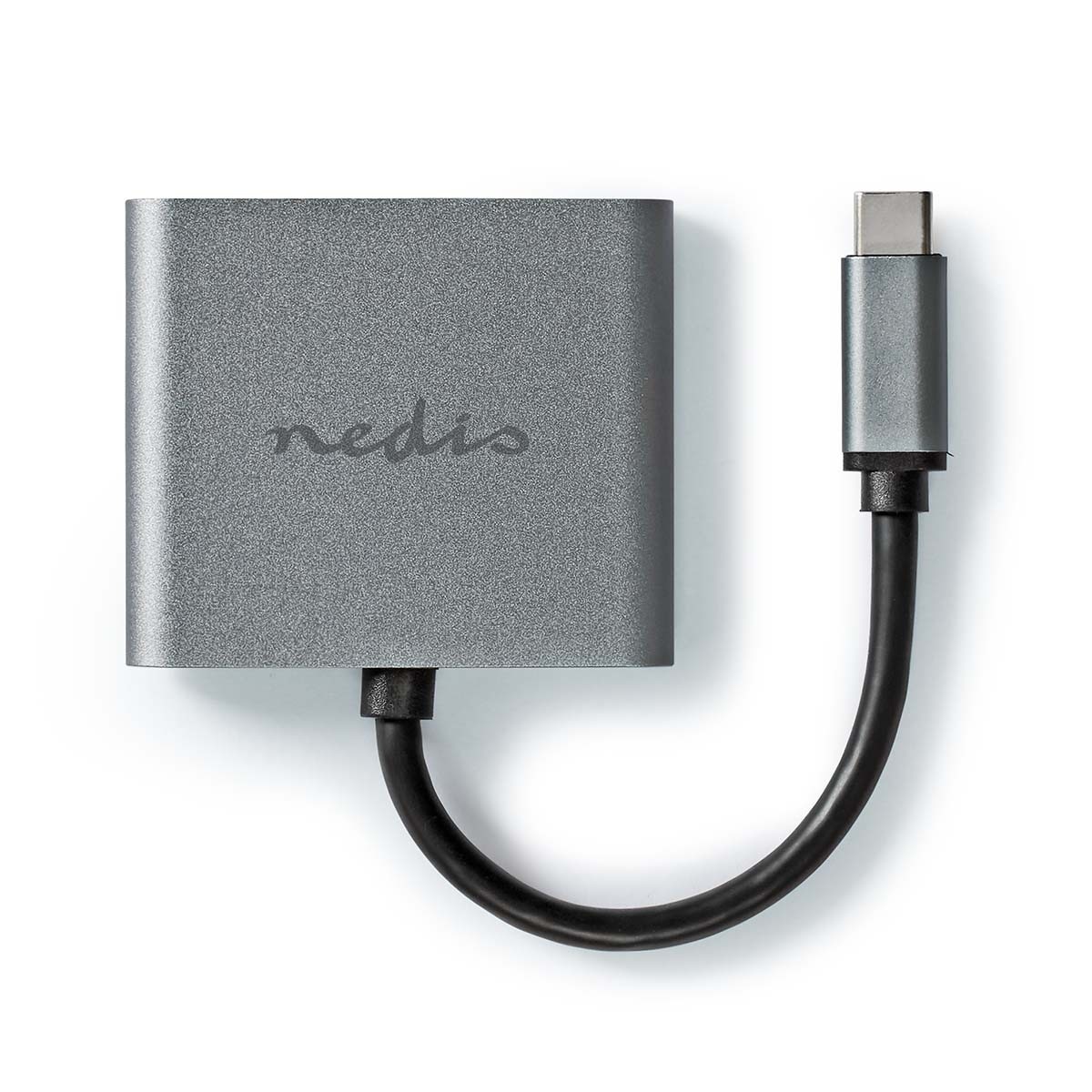 Nedis USB-C naar 2x HDMI 4K 30Hz adapter / zwart - 0,10 meter - Afbeelding 3