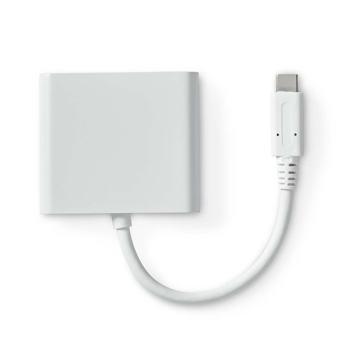 Nedis USB-C naar HDMI 4K 30Hz, USB-A en USB-C adapter / wit - 0,10 meter - Afbeelding 3