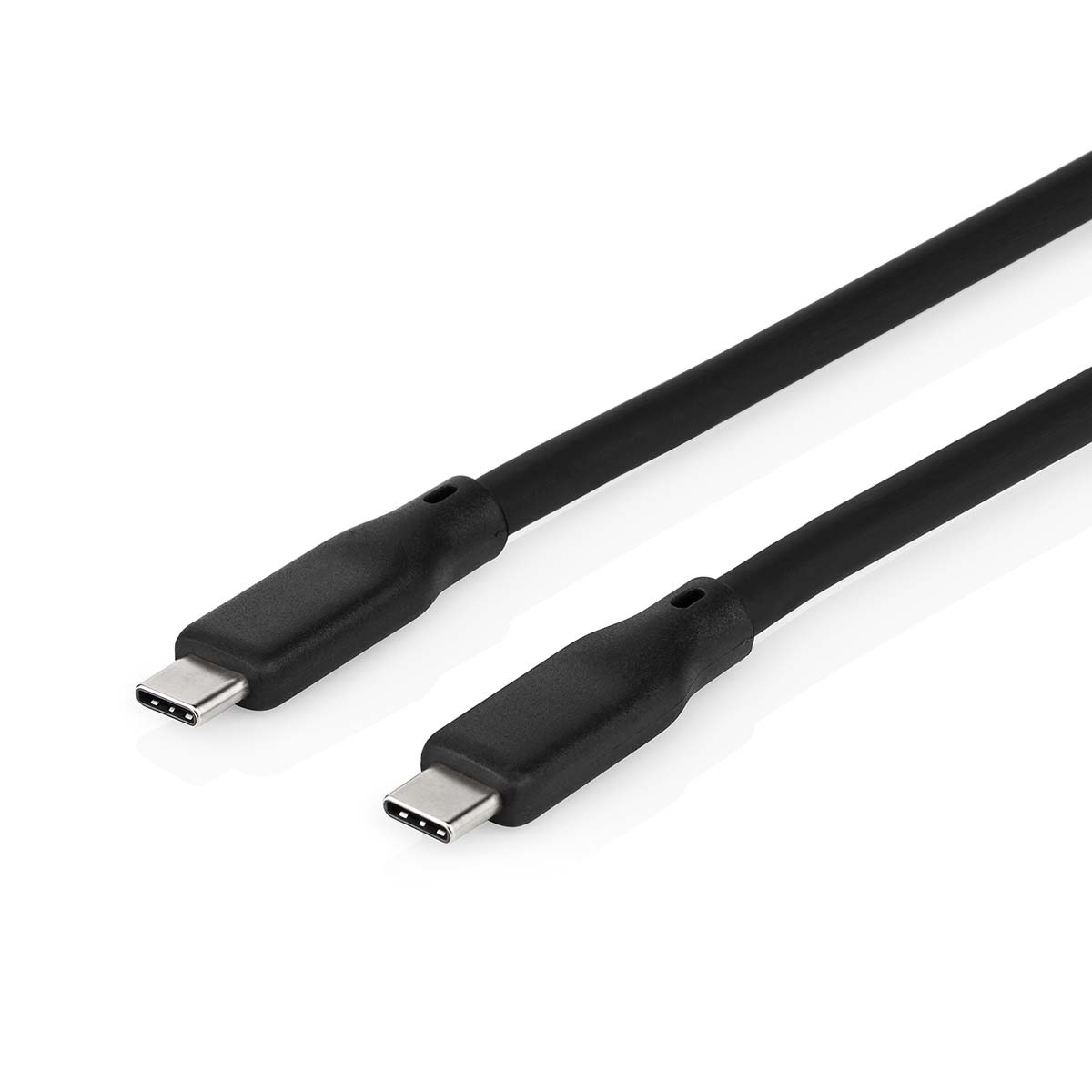 Nedis USB-C naar USB-C siliconen kabel - USB3.0 - PD 60W - 8K 30Hz / zwart - 1,5 meter - Afbeelding 3