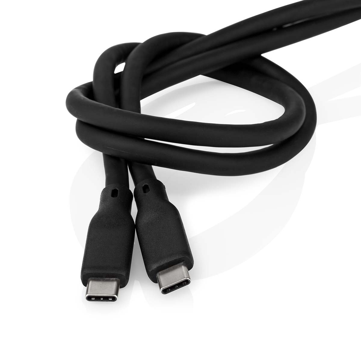 Nedis USB-C naar USB-C siliconen kabel - USB3.0 - PD 60W - 8K 30Hz / zwart - 1,5 meter - Afbeelding 5