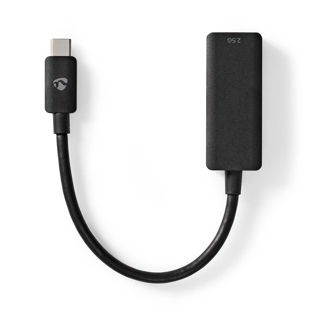 Nedis USB-C naar RJ45 2,5 Gigabit Ethernet LAN adapter - USB3.0 / zwart - 0,20 meter - Afbeelding 3