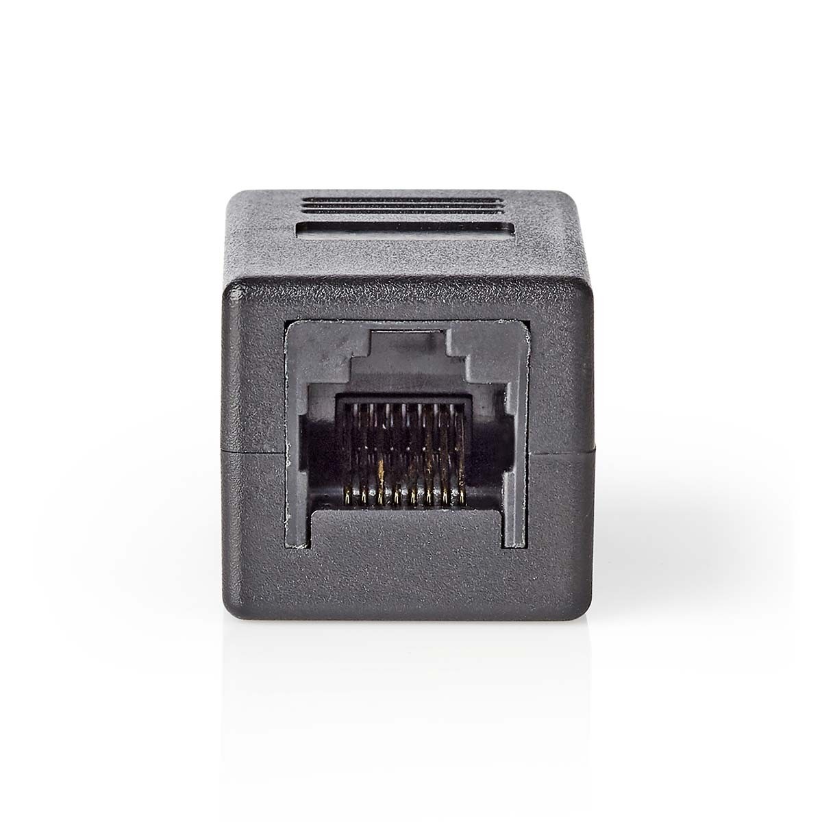 Nedis UTP CAT6 Gigabit RJ45 koppelstuk / zwart - Afbeelding 2